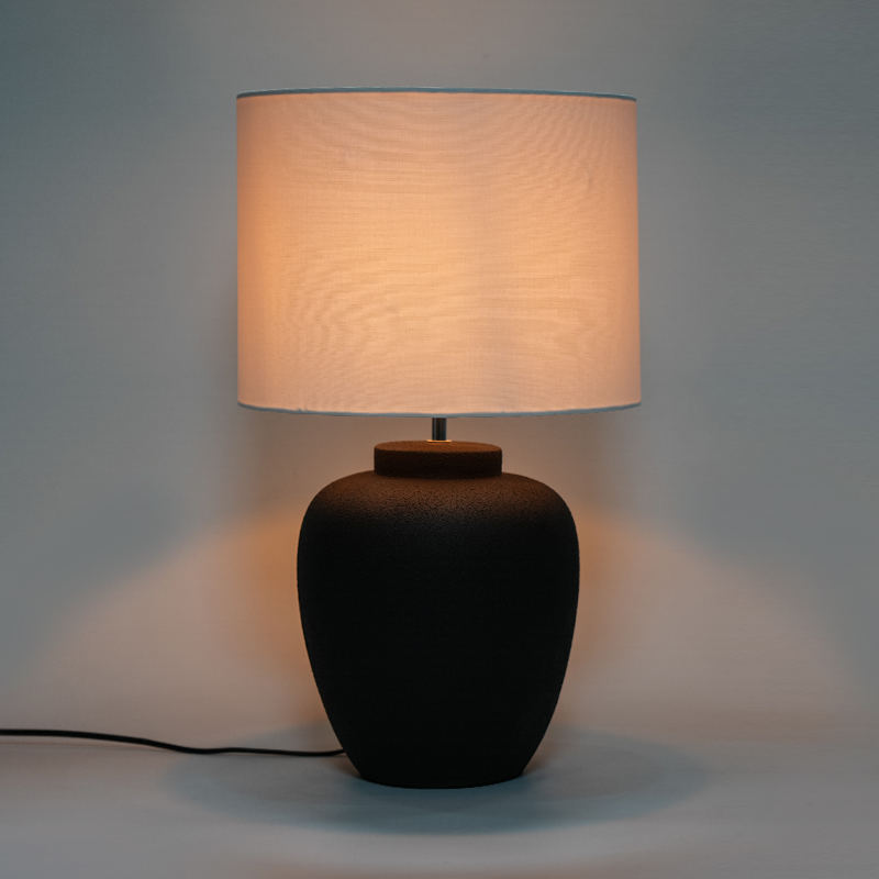 Keramikglas Retro Neues chinesisches Nachttischlampe