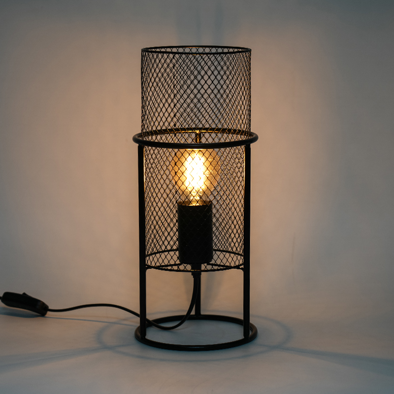 Maschenabdeckung Zylindrische Persönlichkeitstischlampe