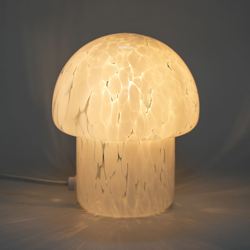 Spottedglas Pilztischlampe