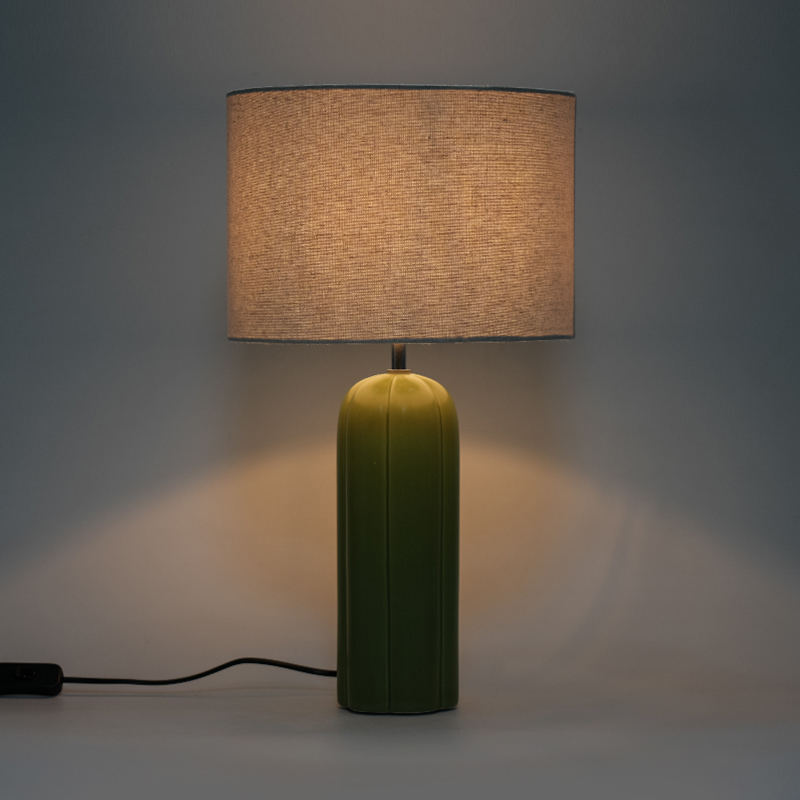 Grüne Keramik Neue chinesische Tischlampe