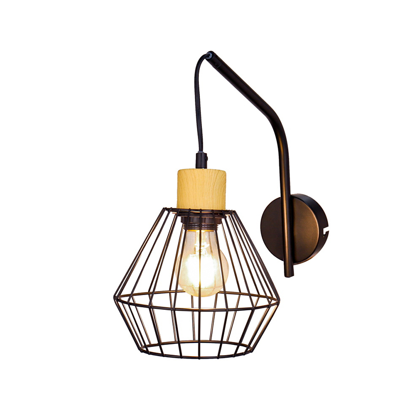 Amerikanische Eisenwandlampe